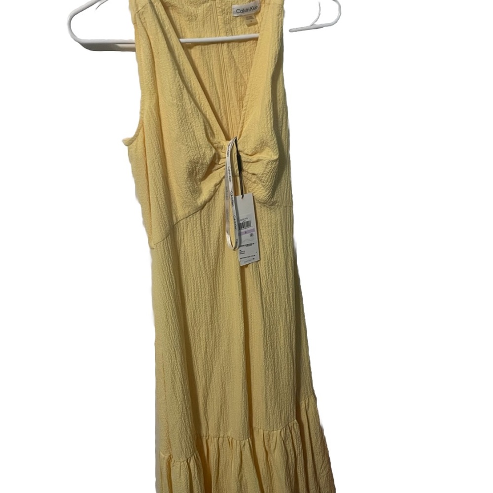 119$ CALVIN KLEIN YELLOW DRESS SIZE 6